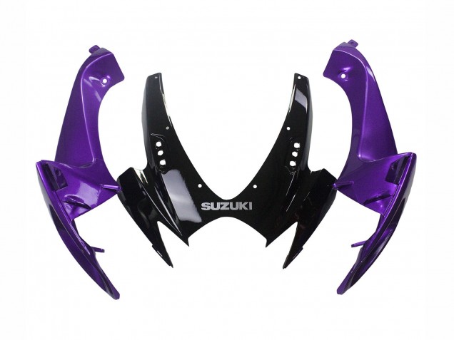 2006-2007 Suzuki GSXR 600 / GSXR 750 Motorcycle Fairing Kits - Purple Glossy Black UK