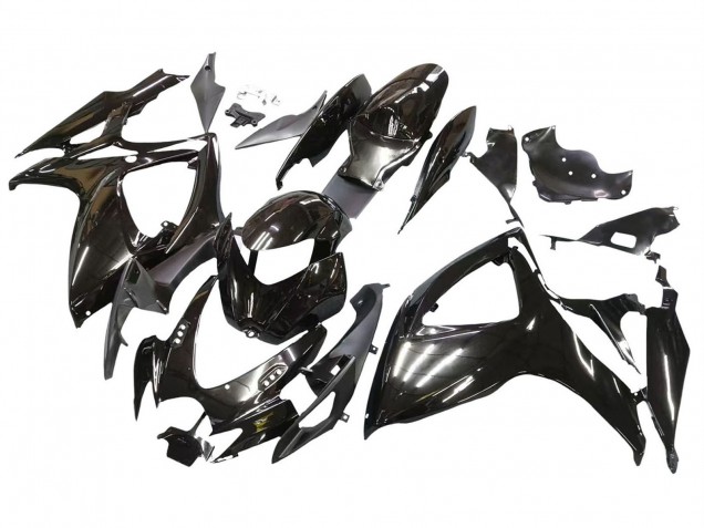 2006-2007 Suzuki GSXR 600 / GSXR 750 Motorcycle Fairings - Glossy Black UK