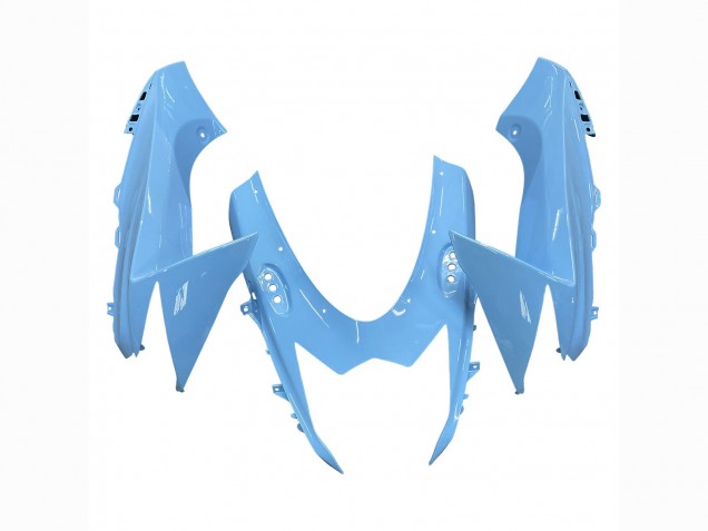 2011-2024 Suzuki GSXR 600 / GSXR 750 Motorcycle Fairings - Light Blue Black UK