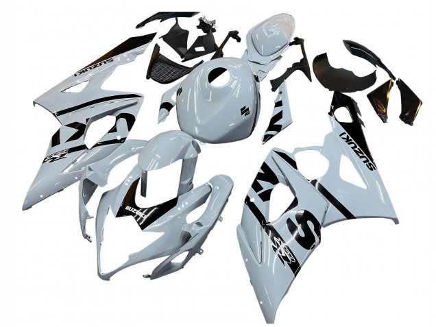 2005-2006 Suzuki GSXR 1000 Motorcycle Fairings - White Black UK