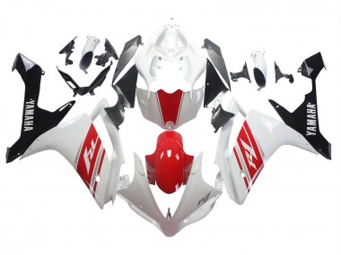 2007-2008 Yamaha YZF 1000 R1 Motorcycle Fairing - White Red Black UK