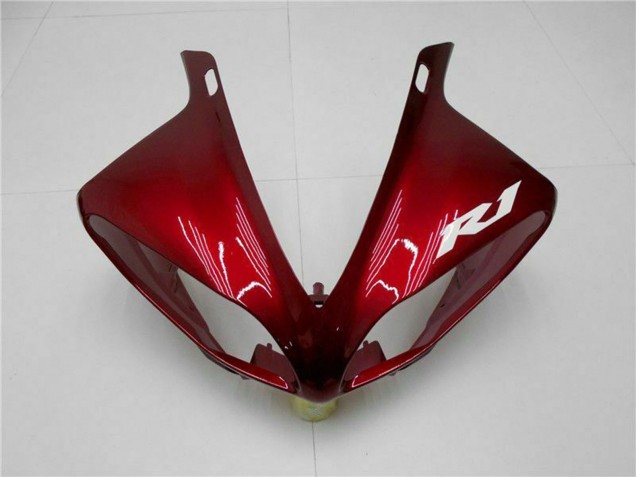 2009-2011 Yamaha YZF 1000 R1 Motorcycle Fairings - Red Matte Black UK