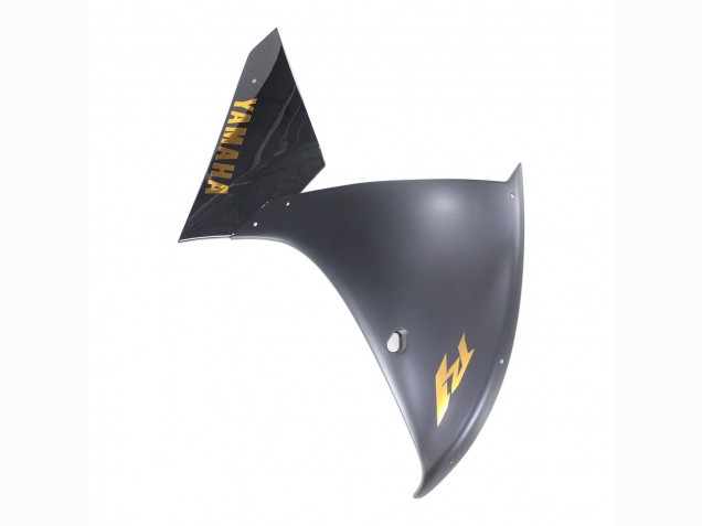 2012-2014 Yamaha YZF 1000 R1 Motorcycle Fairings - Matte Black Gold Decals UK