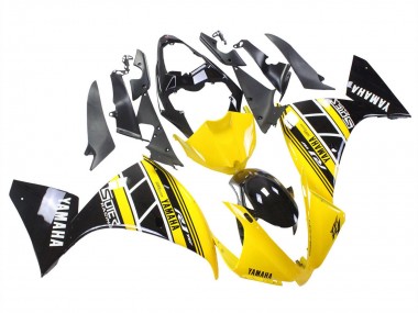 2012-2014 Yamaha YZF 1000 R1 Motorcycle Fairings - Yellow White Black UK