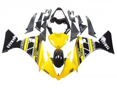 2012-2014 Yamaha YZF 1000 R1 Motorcycle Fairings - Yellow White Black UK