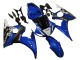 2003-2004 Yamaha YZF R6 Motorcycle Fairings - Blue White Glossy Black Yamalube UK