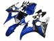 2003-2004 Yamaha YZF R6 Motorcycle Fairings - Blue White Glossy Black Yamalube UK