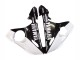 2003-2004 Yamaha YZF R6 Motorcycle Fairing - White Glossy Black UK