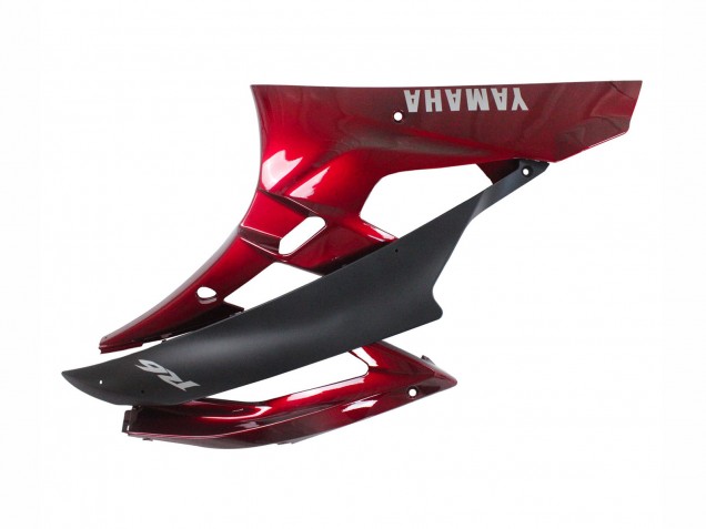 2006-2007 Yamaha YZF 600 R6 Motorcycle Fairing - Red Matte Black UK