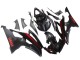 2008-2016 Yamaha YZF 600 R6 Motorcycle Fairings - Glossy Black Matte Black Red Stripe UK