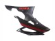 2008-2016 Yamaha YZF 600 R6 Motorcycle Fairings - Glossy Black Matte Black Red Stripe UK