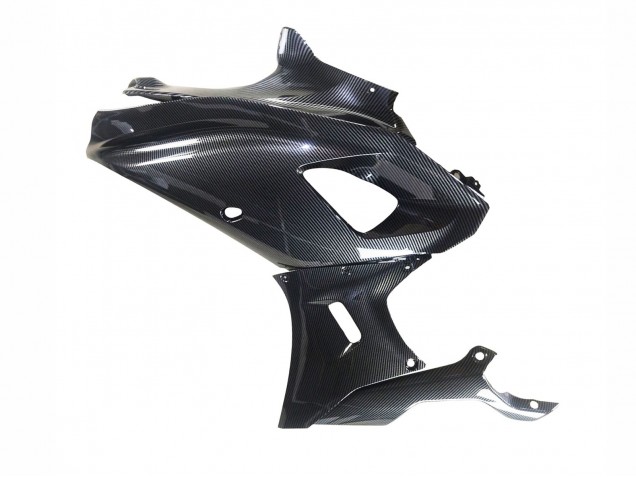 2021-2024 Yamaha YZF R7 Motorcycle Fairings - Black Carbon Fiber Carbon Fiber UK