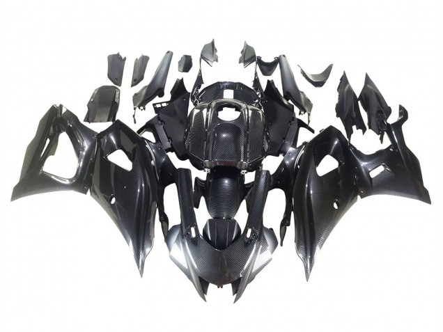 2021-2024 Yamaha YZF R7 Motorcycle Fairings - Black Carbon Fiber Carbon Fiber UK