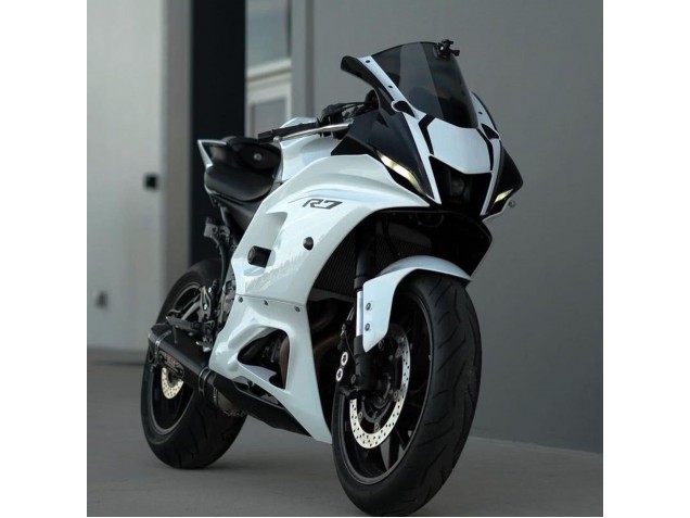2021-2024 Yamaha YZF R7 Motorcycle Fairings - Glossy White UK