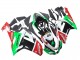 2007-2008 Kawasaki ZX6R Motorcycle Fairings - Green Red UK
