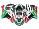 2007-2008 Kawasaki ZX6R Motorcycle Fairings - Green Red UK