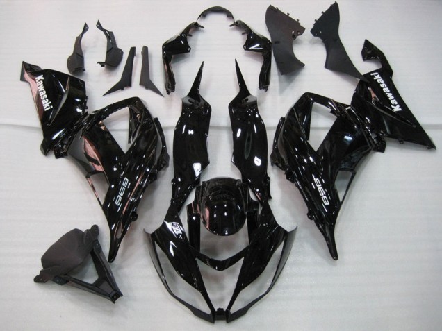 2013-2018 Kawasaki ZX6R Motorcycle Fairing - Glossy Black UK