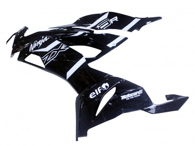 2019-2022 Kawasaki ZX6R Motorcycle Fairings - Glossy Black White UK
