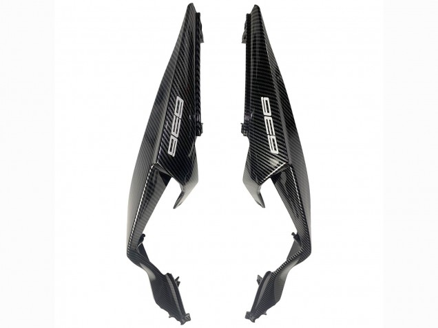 2019-2022 Kawasaki ZX6R Motorcycle Fairings - White Black Carbon Fiber UK