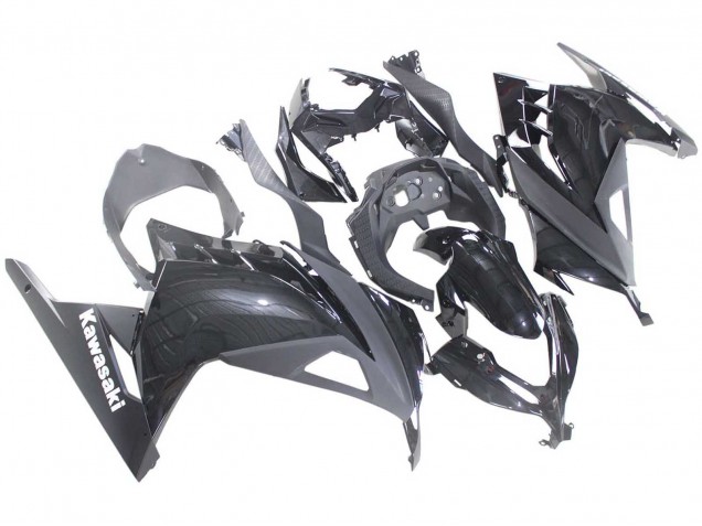 2013-2024 Kawasaki EX300 Motorcycle Fairings - Glossy Black UK