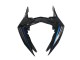2013-2024 Kawasaki EX300 Motorcycle Fairings - Glossy Black Blue UK