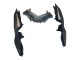 2013-2024 Kawasaki EX300 Motorcycle Fairings - Matte Black White Elf Snow UK