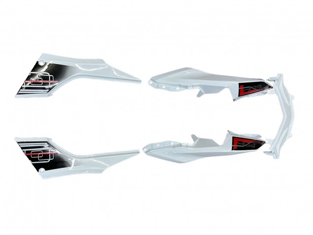 2013-2024 Kawasaki EX300 Motorcycle Fairings - White Red Black UK