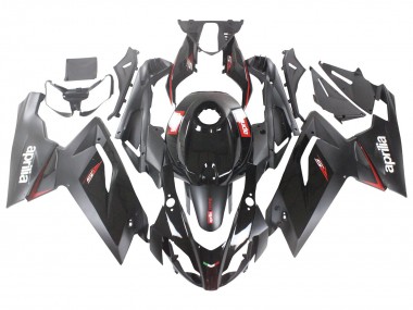 2006-2011 Aprilia RS125 Motorcycle Fairings - Glossy Black Red White Decal UK