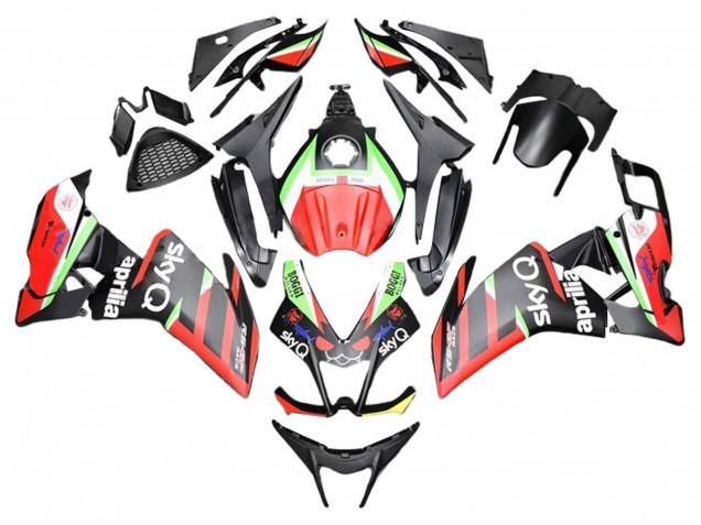 2012-2019 Aprilia RS4 50 125 Motorcycle Fairings - Red Green Black UK