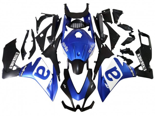 2012-2019 Aprilia RS4 50 125 Motorcycle Fairings - Blue White Matte Black UK
