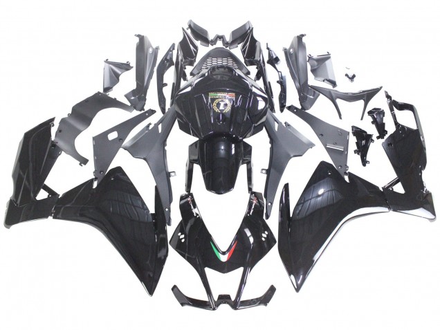 2012-2019 Aprilia RS4 50 125 Motorcycle Fairings - Glossy Black UK