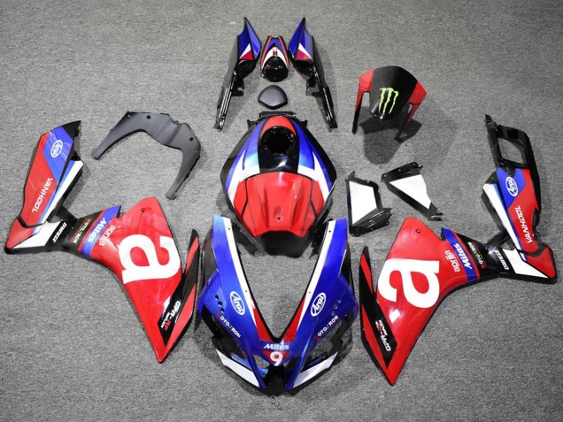 2012-2019 Aprilia RS4 50 125 Motorcycle Fairings - White Blue Red UK