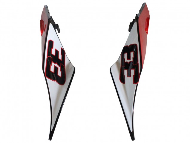 2012-2019 Aprilia RS4 50 125 Motorcycle Fairings - Silver Red Glossy Black UK