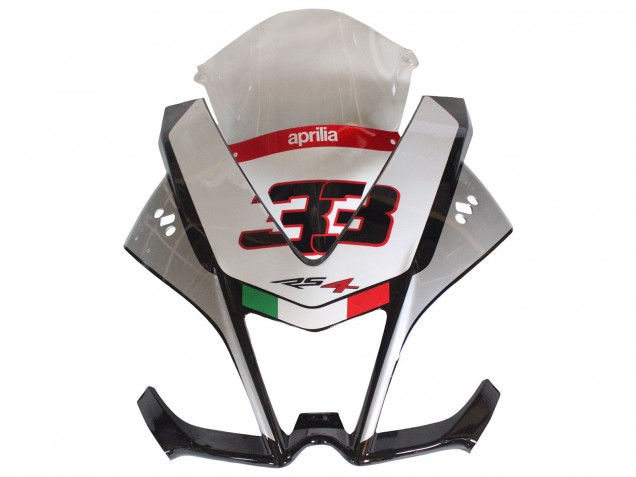 2012-2019 Aprilia RS4 50 125 Motorcycle Fairings - Silver Red Glossy Black UK