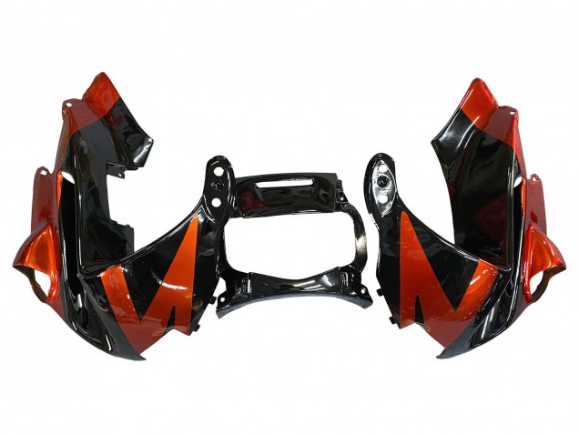 1991-1994 Honda CBR600 F2 Motorcycle Fairings - Orange Glossy Black UK