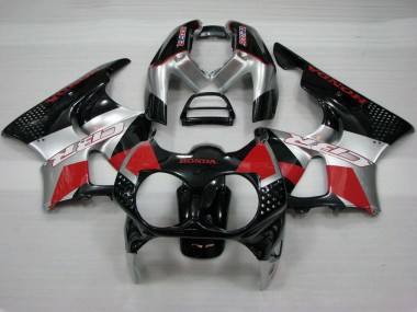 1992-1993 Honda CBR900RR 893 Motorcycle Fairings - Silver Red Glossy Black UK