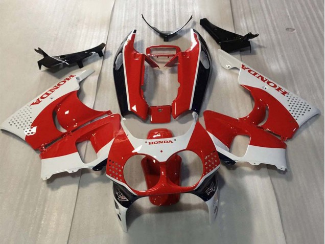 1992-1993 Honda CBR900RR 893 Motorcycle Fairings - White Red Glossy Black UK