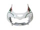 1996-1997 Honda CBR900RR 893 Motorcycle Fairings - White Green Grey Glossy Black Castrol UK