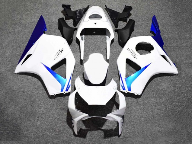 2002-2003 Honda CBR900RR 954 Motorcycle Fairings - White Blue UK