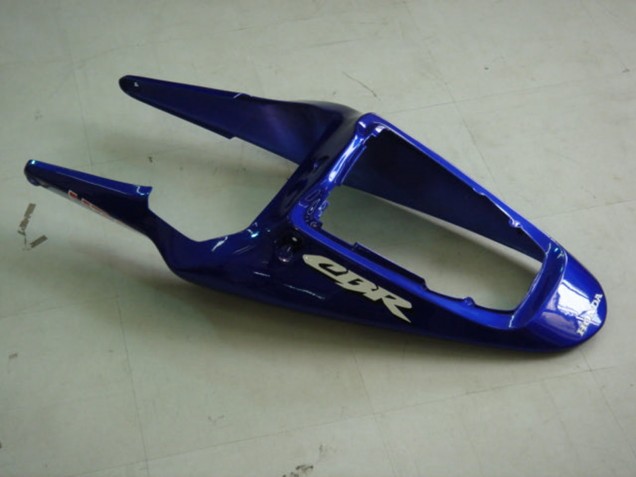 2002-2003 Honda CBR900RR 954 Motorcycle Fairings - Blue Yellow Glossy Black Telefonica MoviStar Castrol UK