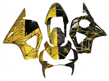 2002-2003 Honda CBR900RR 954 Motorcycle Fairing - Yellow Glossy Black UK