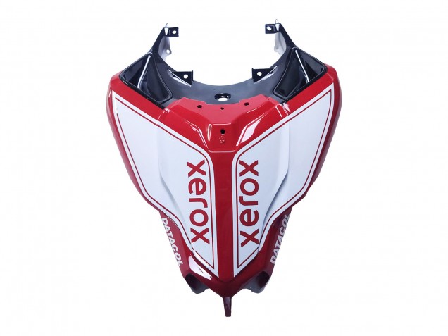 2007-2014 Ducati 848/1098/1198 Motorcycle Fairings - White Red Glossy Black Valsir Xerox UK