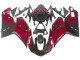 2007-2014 Ducati 848 Motorcycle Fairing - Red Glossy Black UK