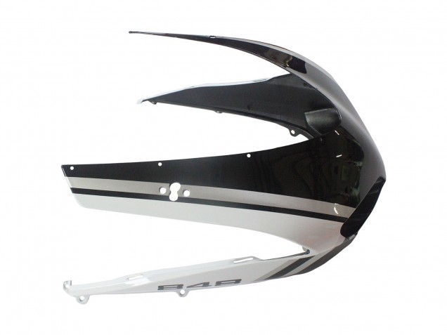 2007-2014 Ducati 848/1098/1198 Motorcycle Fairings - White Glossy Black Corse UK