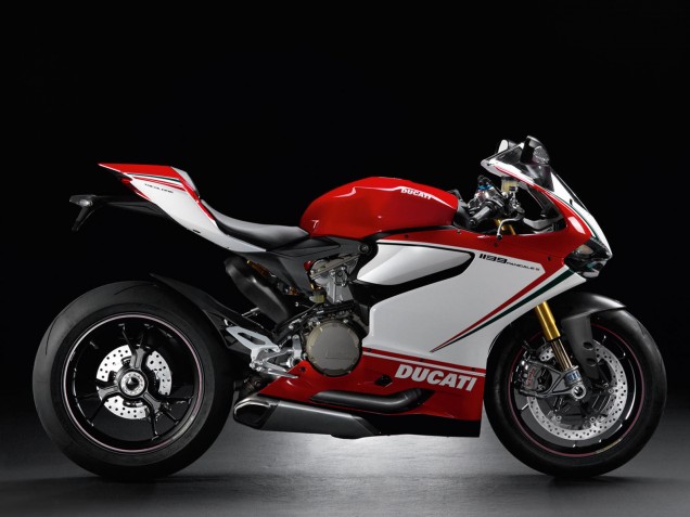 2011-2014 Ducati 1199 Motorcycle Fairings - White Red Green Glossy Black UK