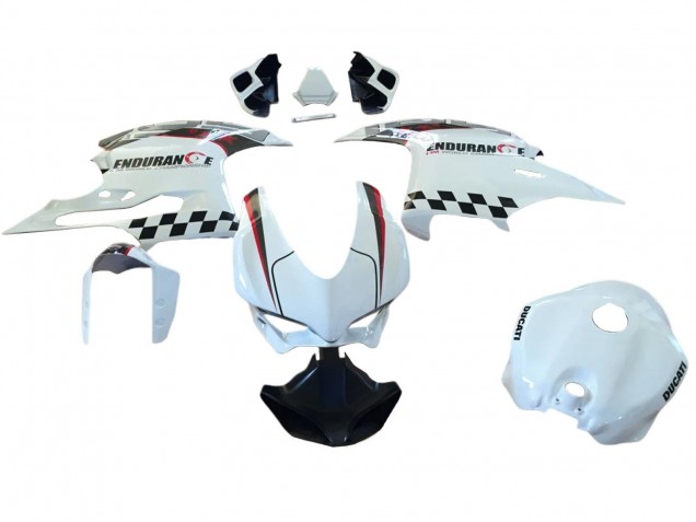2015-2020 Ducati 959/1299 Motorcycle Fairings - White Red Black UK