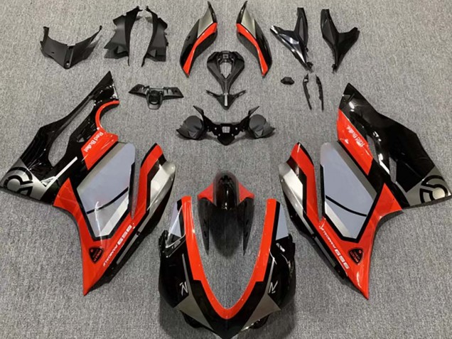 2015-2020 Ducati 959 Motorcycle Fairings - Silver Red Glossy Black UK