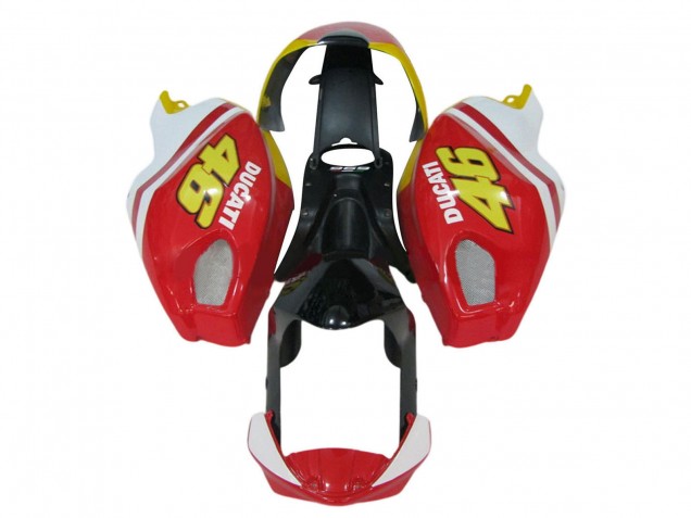 2008-2012 Ducati Monster 696 796 1100 1100S Motorcycle Fairings - White Red Glossy Black Yellow 46 UK