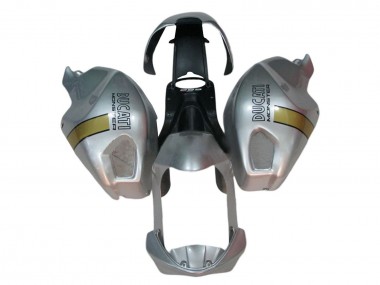 2008-2012 Ducati Monster 696 796 1100 1100S Motorcycle Fairings - Silver Gold UK