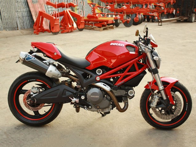 2008-2012 Ducati Monster 696 796 1100 1100S Motorcycle Fairings - Red White UK